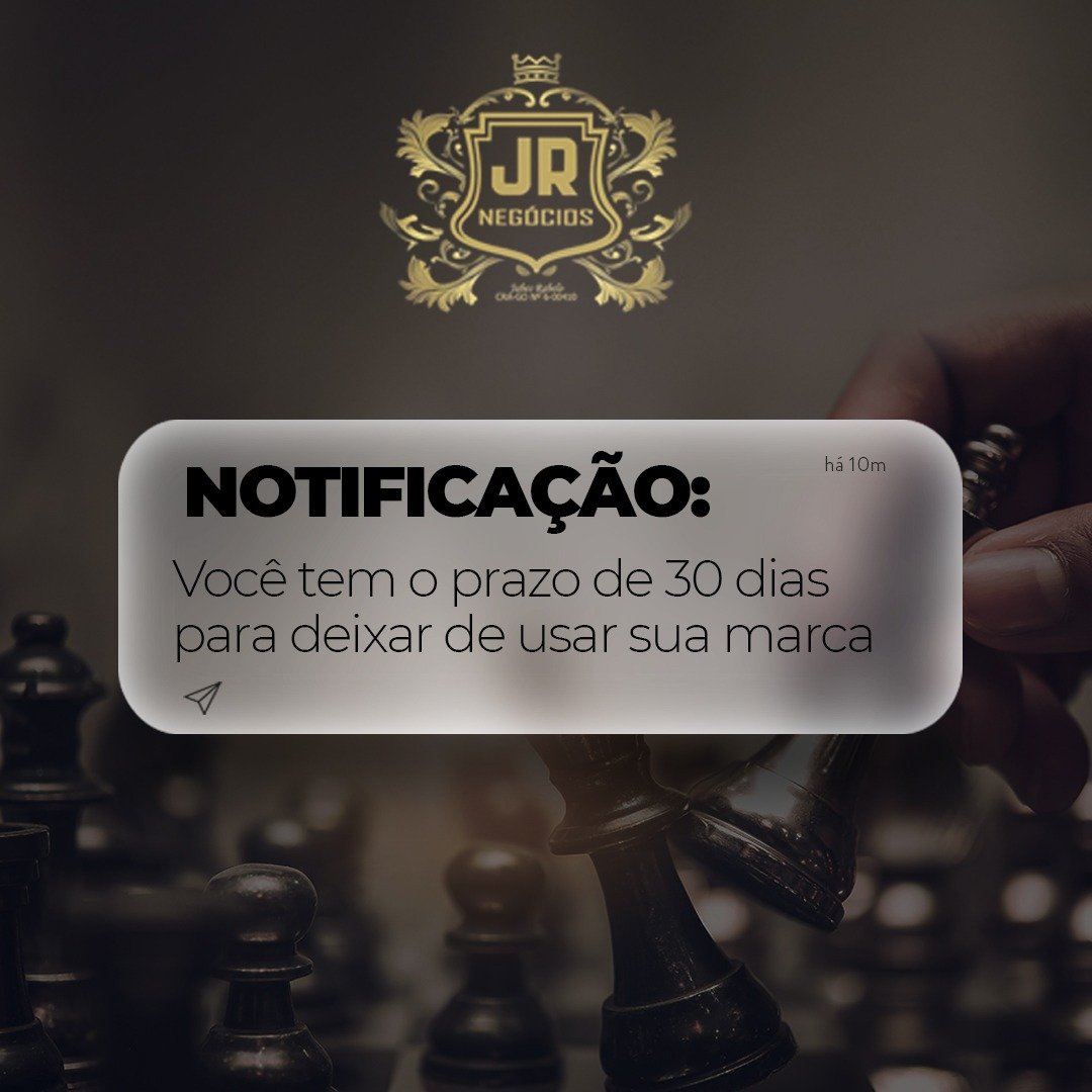 O que fazer se for notificado por uso indevido de marca